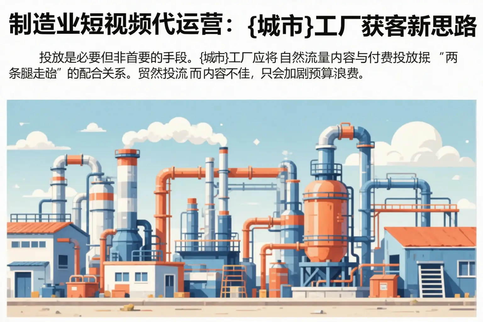 制造业短视频代运营：容县工厂获客新思路